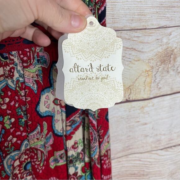 Altar’d State Boho Embroidered Sleeveless Festival Dress - Picture 7 of 10